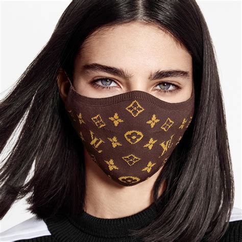 lv knit face mask|LOUIS VUITTON LV Initials Knit Face Mask Black .